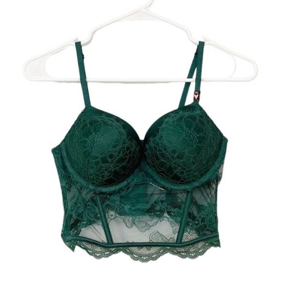 Victoria's Secret Other - NWT Victoria's Secret Green Lace Bustier